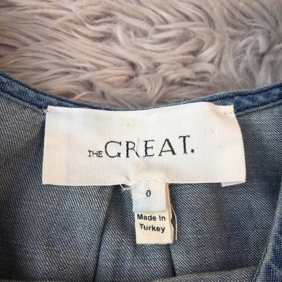 COPY - The Great | Chambray Loose fit blouse Sz 0 - Picture 3 of 11